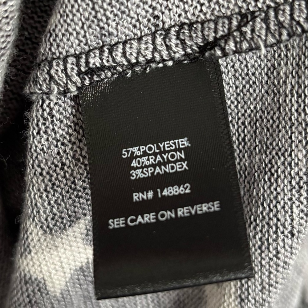 Gray Star Patterned Cardigan - image 7